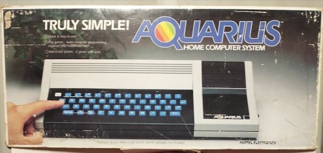 VINTAGE Mattel Aquarius Computer Console - Intellivision - powers on