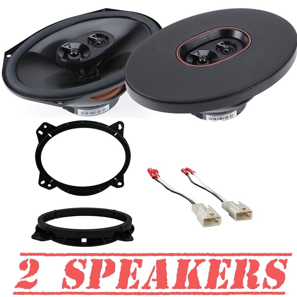 JBL Club964M 3Way 255W  Peak 6x9" Front Door Speakers for 2003-UP Toyota