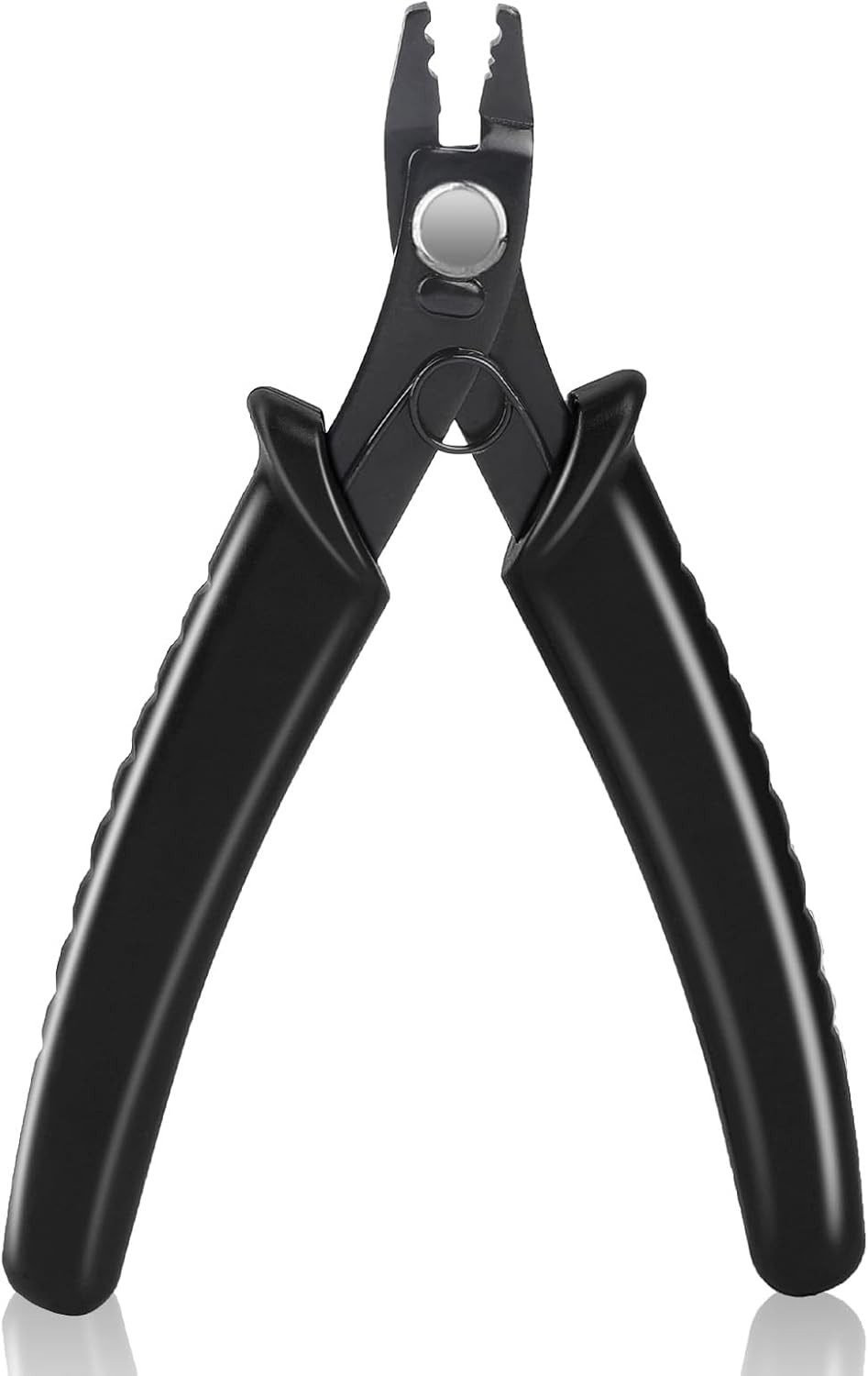 KALIONE Black Bead Crimper Tool for Jewelry Making and DIY Craft Pliers