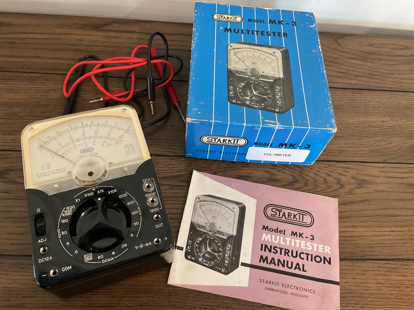 VIntage StarKit Analog Multi-meter Voltmeter, Tested, Made in Japan