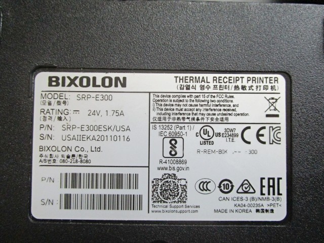 BIXOLON SRP-E300 & BIXOLON SRP-350 PART ONLY