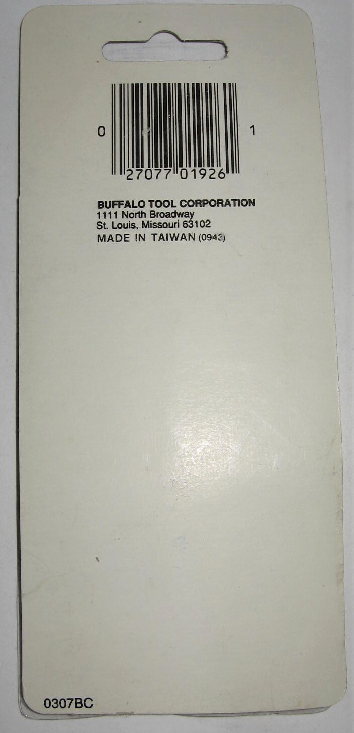 Buffalo 12-Piece Scraper Blades - No.SCPRBL12 - New Old Stock