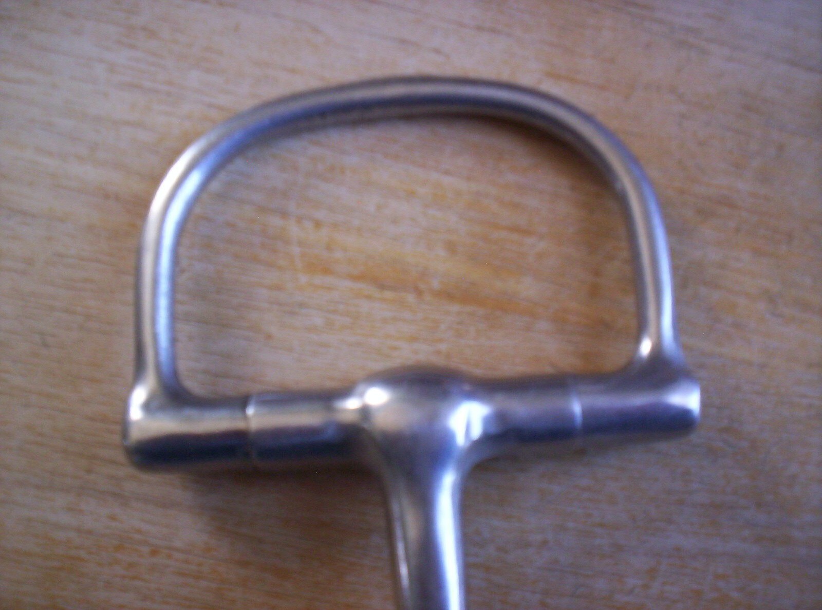 Gently Used Stainless Dee Snaffle Bit 4 1/2" mouth