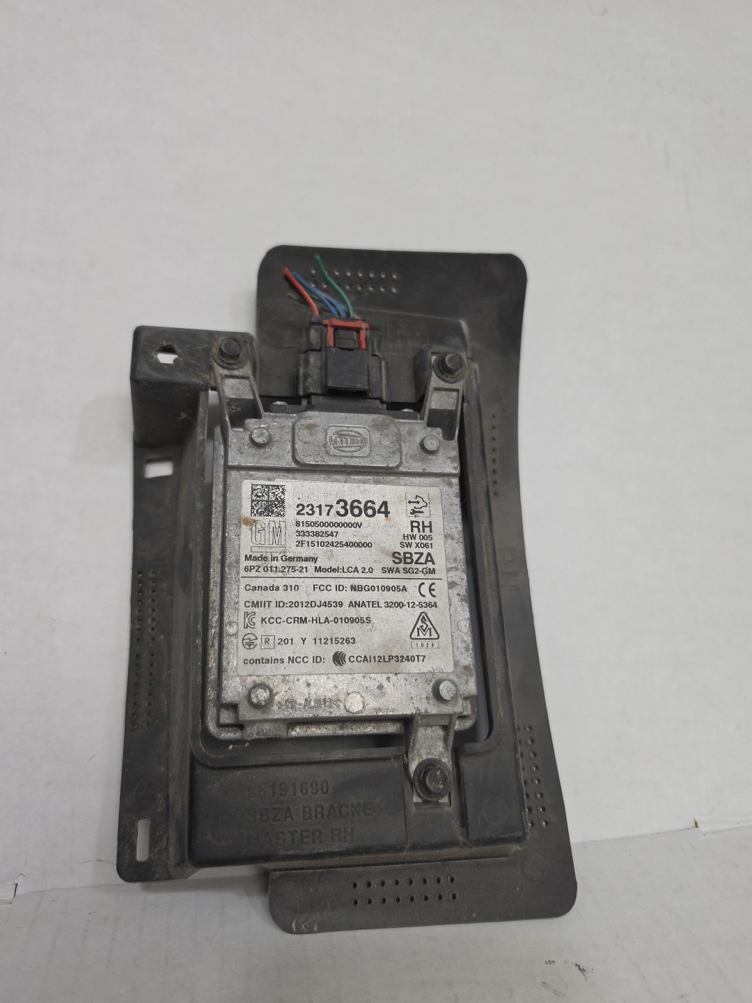 Passenger Side Object Sensing Alert Module 23173664 For Buick Cadillac Chevrolet