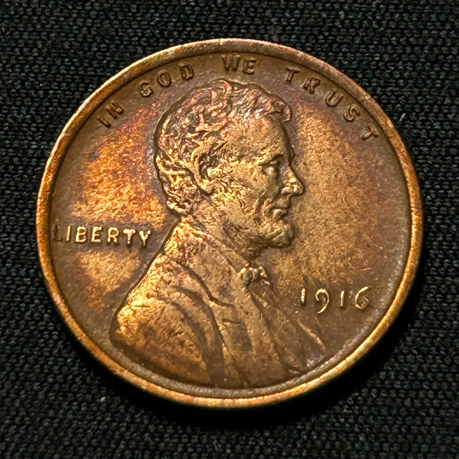 1916 Lincoln Cent Philadelphia Mint Choice Very Fine Condition*
