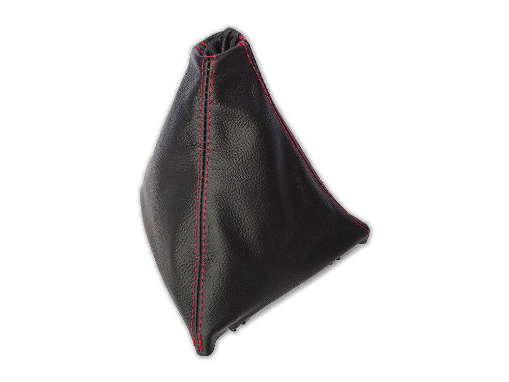 Shift Boot For Bmw Series 2 F22 F23 2014-2017 Leather Red Stitching