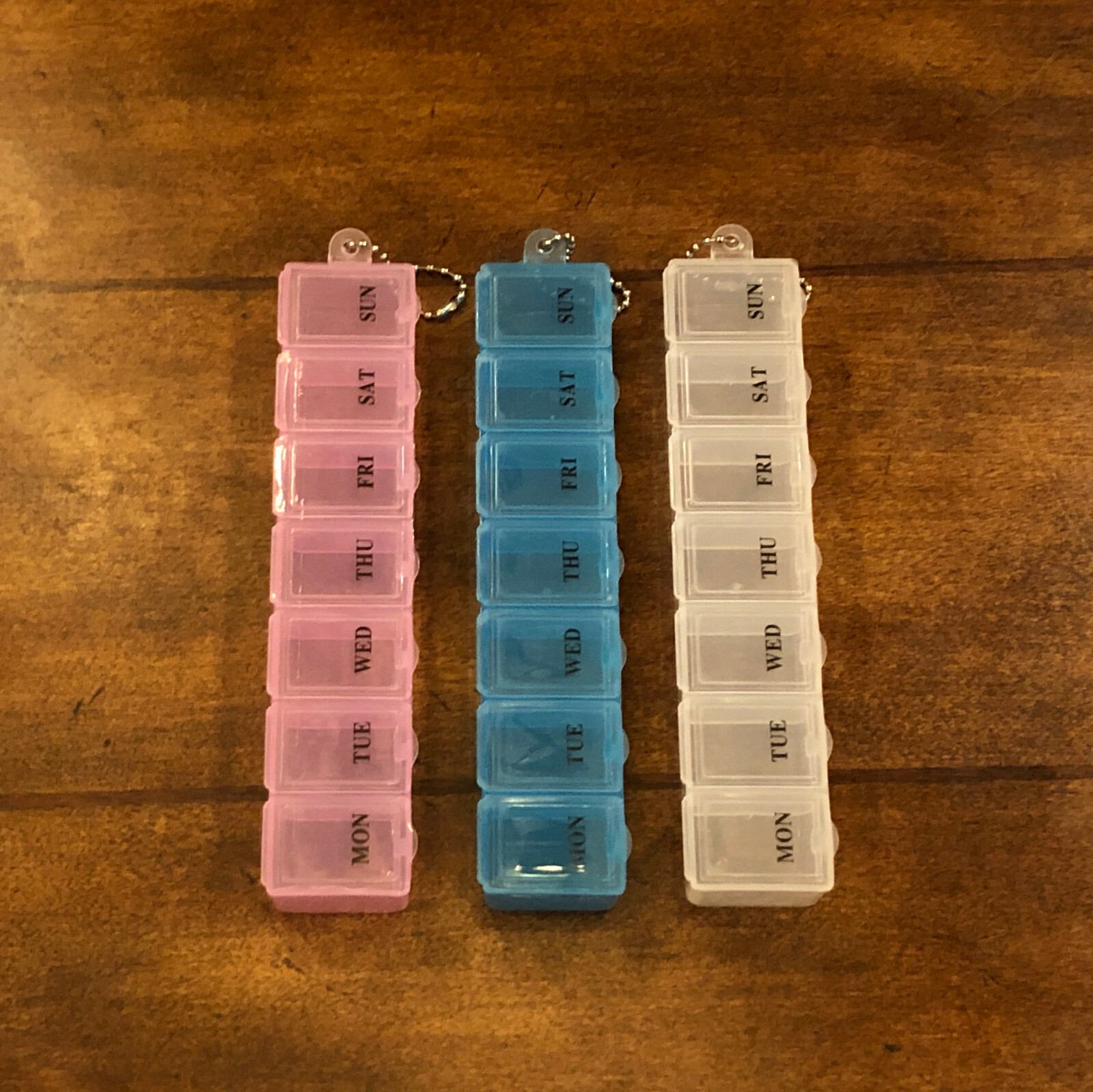 6" inch Weekly 7 Days Tablet Medicine Storage Pill Box Organizer Container Case