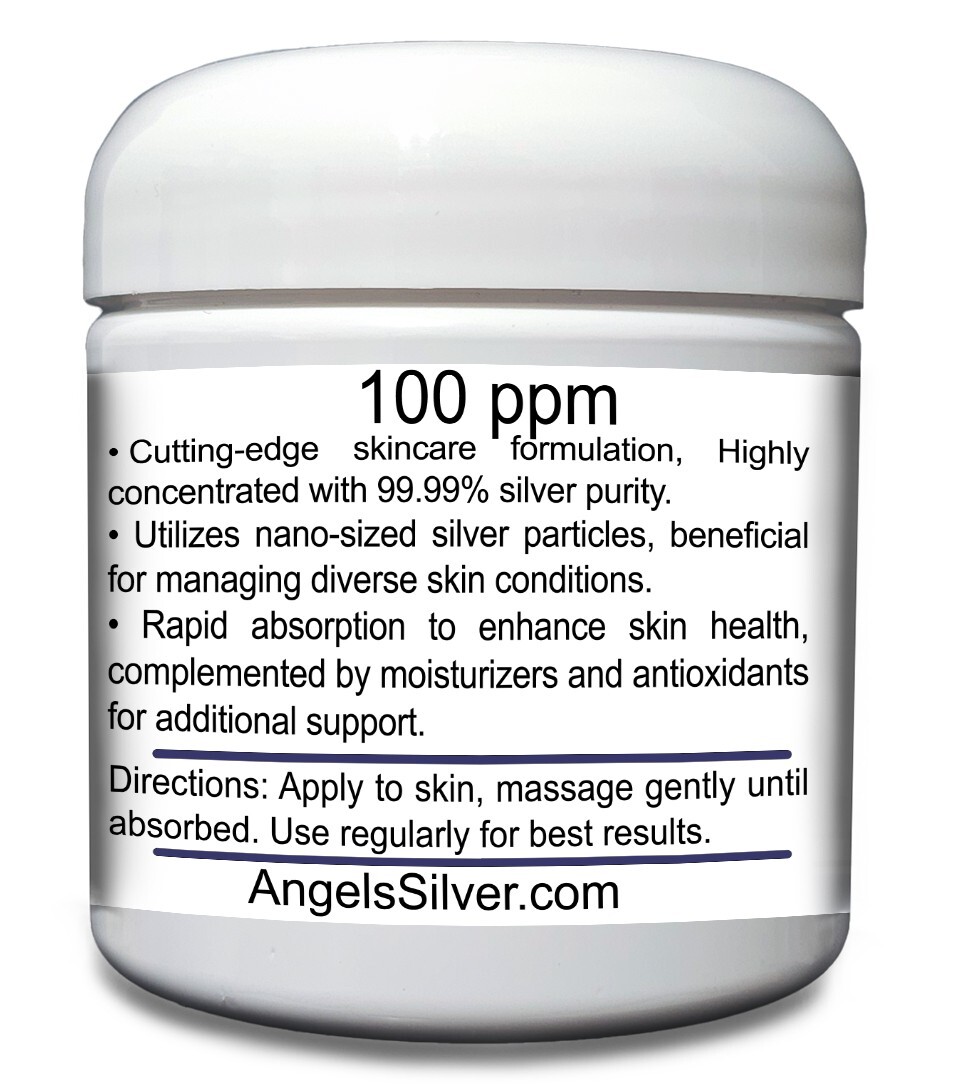 Colloidal Silver Gel 4 oz Angels Lab 100 ppm