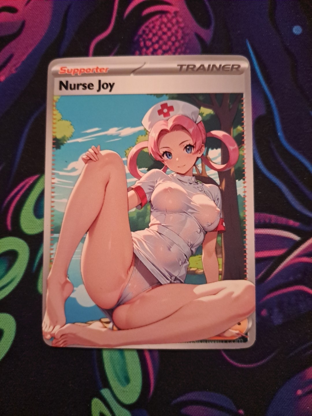 Nurse Joy OMG Anime Girl Hot Waifu Goddess Card SSR UR