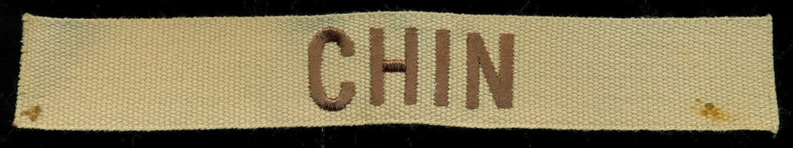 CHIN Name Tag Patch R-5