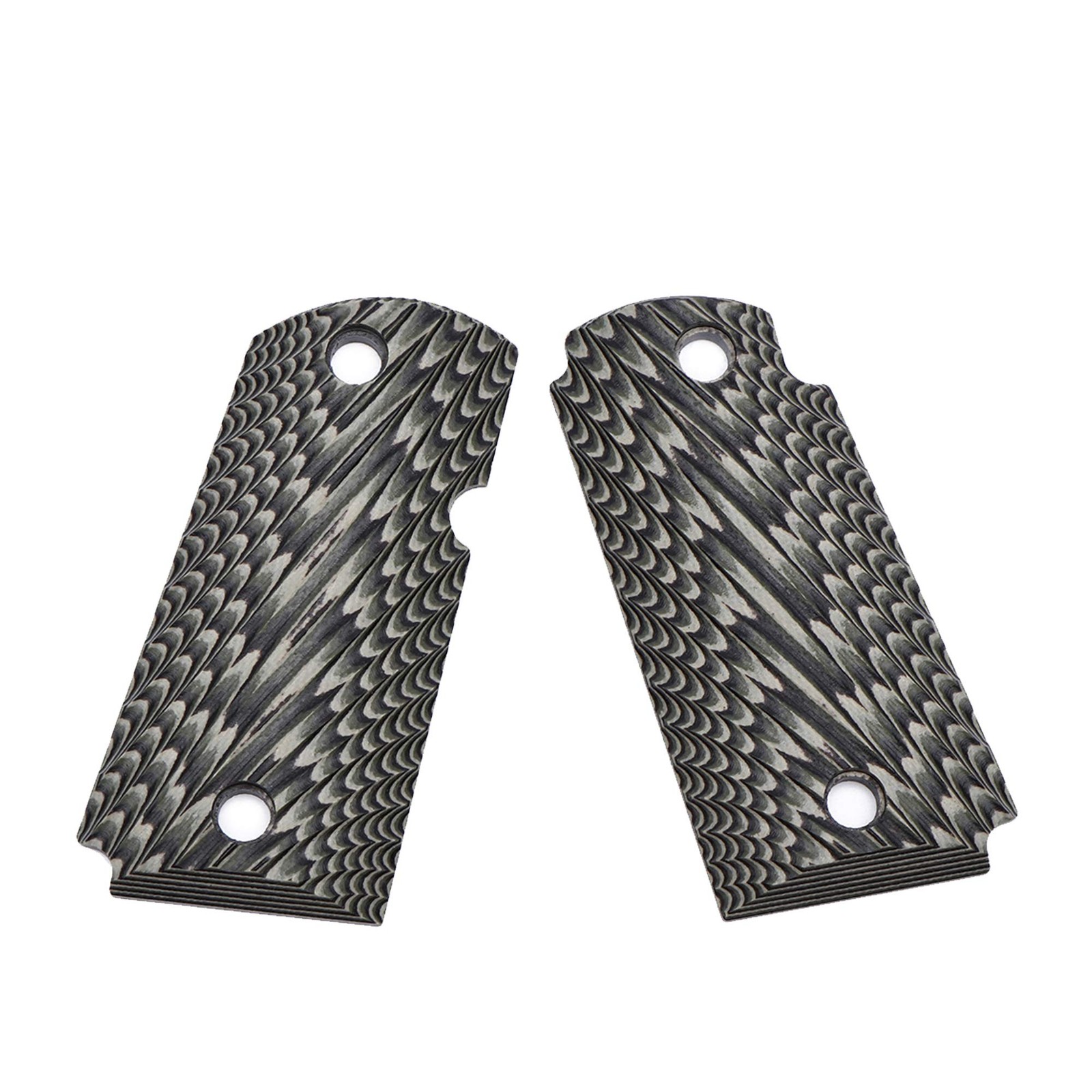 BESTWEST G10 Grips for Kimber Micro Carry 9 9mm, OPS Starburst Green/Black