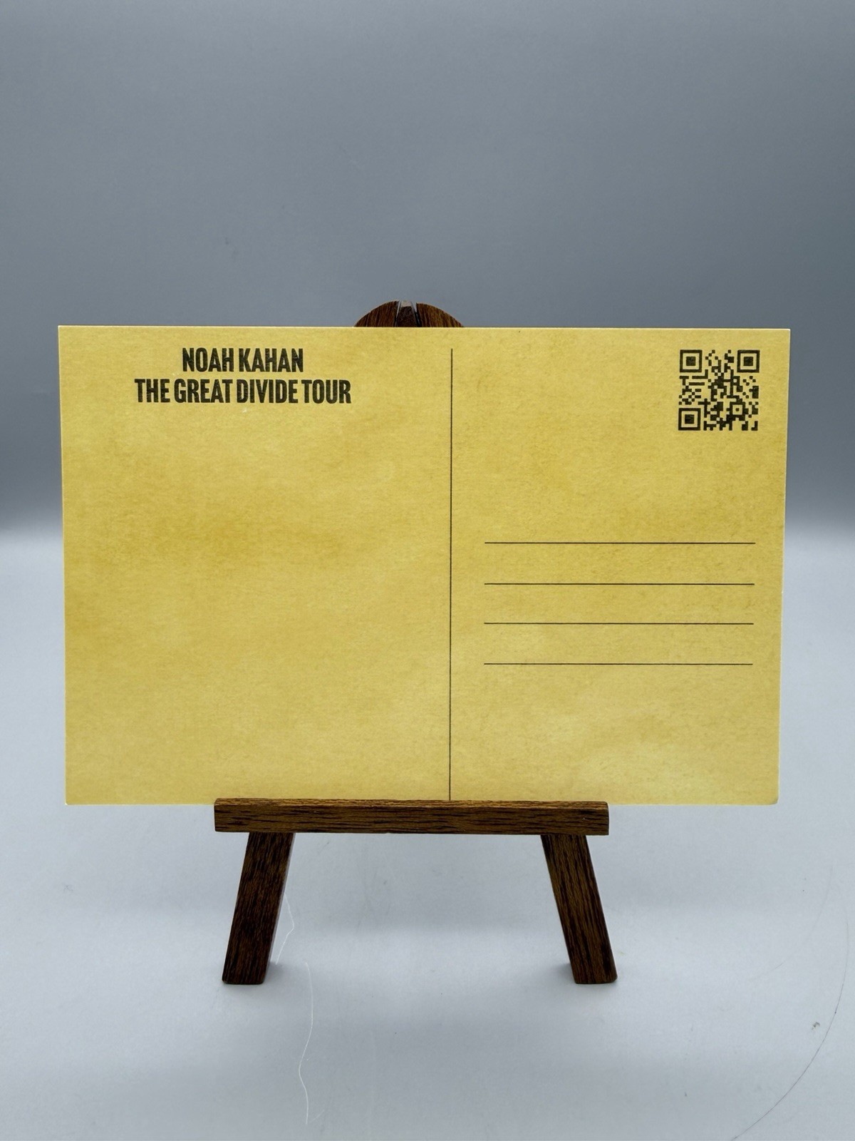 Noah Kahan - The Great Divide Postcard - New