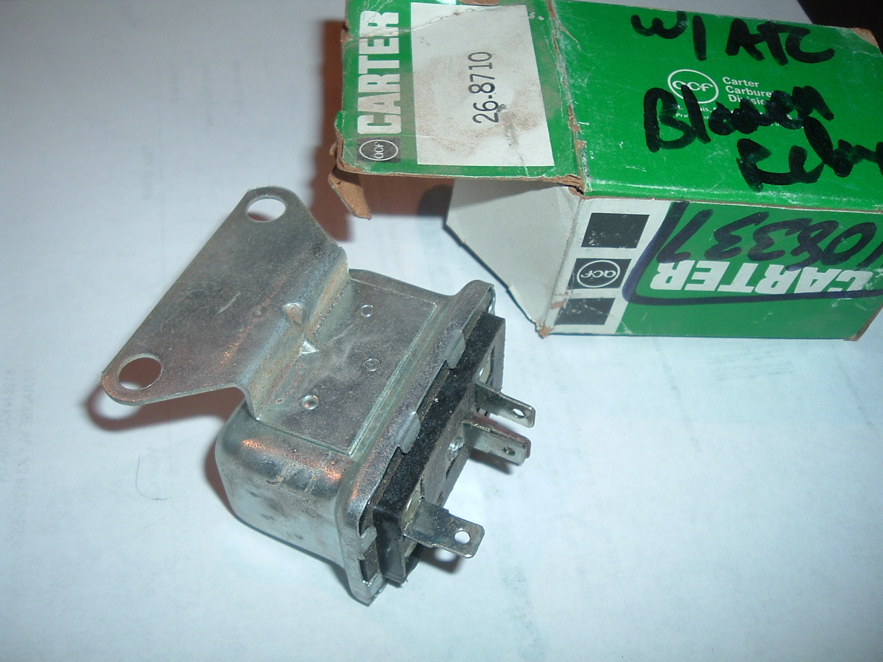 1971 72 73 Oldsmobile air conditioning blower relay