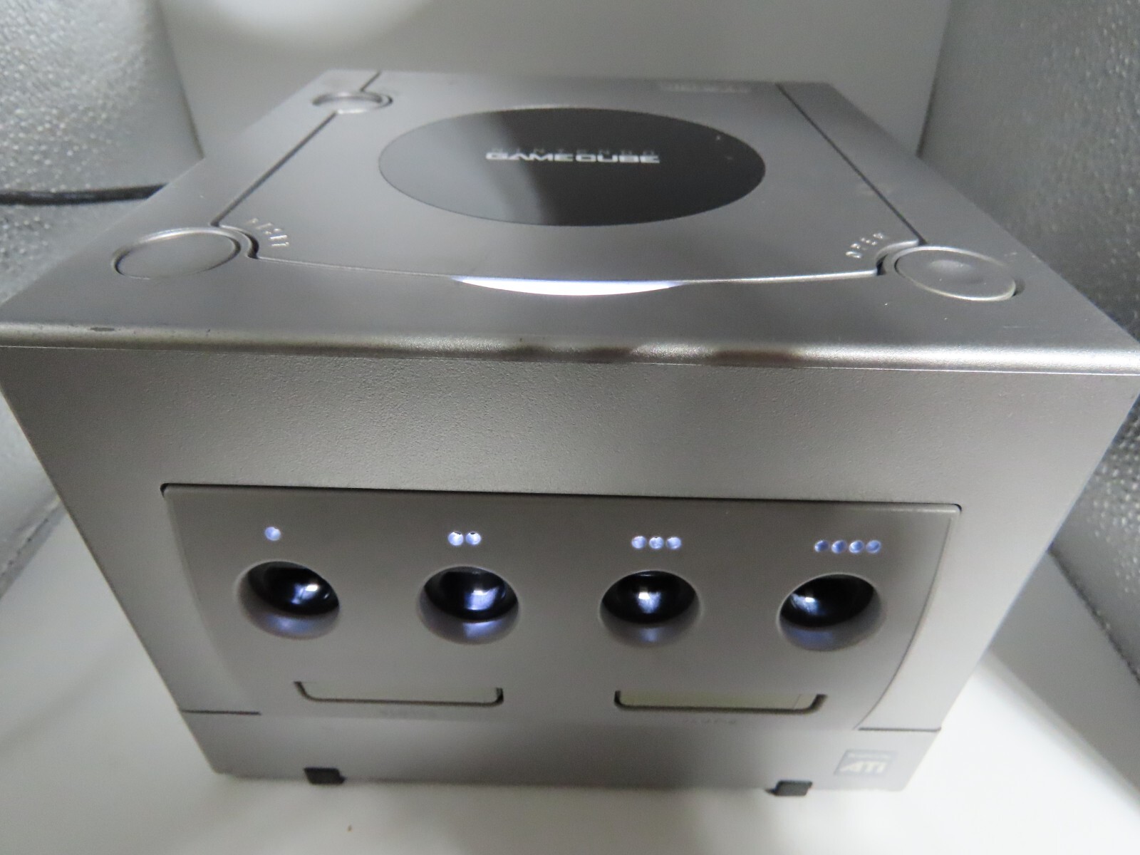 Nintendo GameCube WHITE LED Light Mod Modification Controller Port w/ new batt