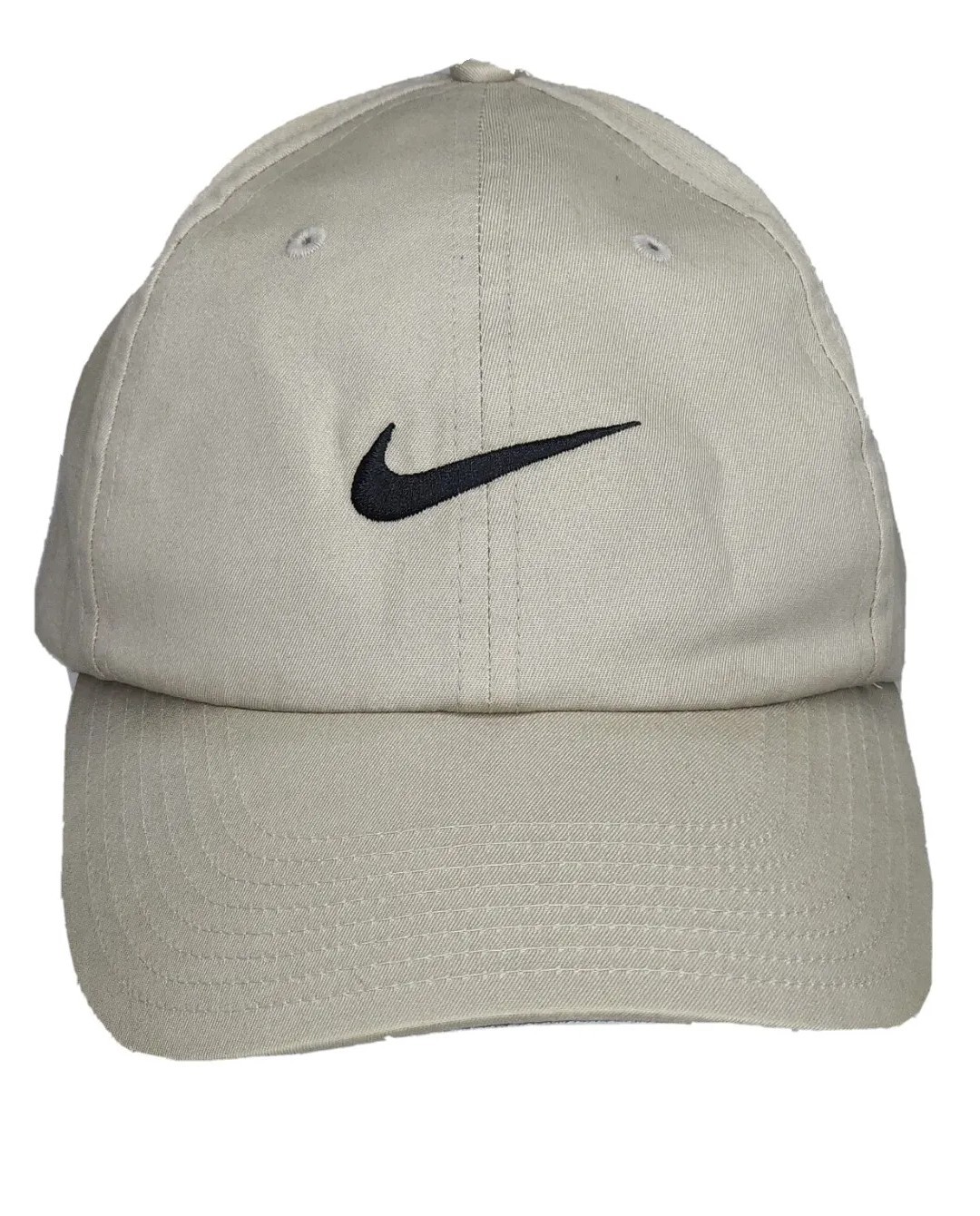 Vintage Nike Tiger Woods Golf Cap Tan Black Adult Unisex 2003 Vtg vintage Hat