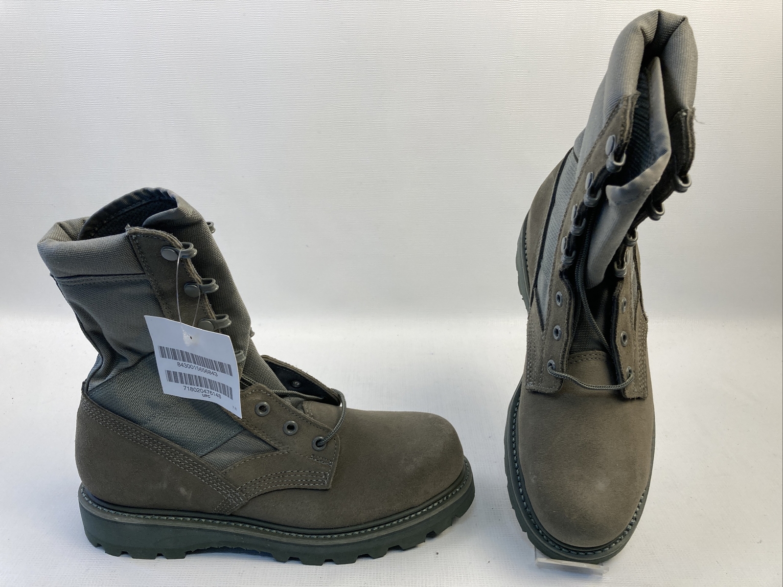MONDO PT Sage Green ASTMF2413-05 MI/75C/75 Combat Boots Vibram Sole Men’s 7 R