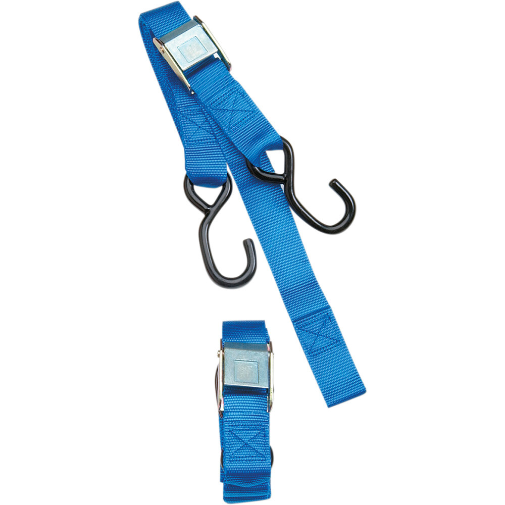 Parts Unlimited 1" Tie Dow - Built In Assist - Blue | 3920-0073
