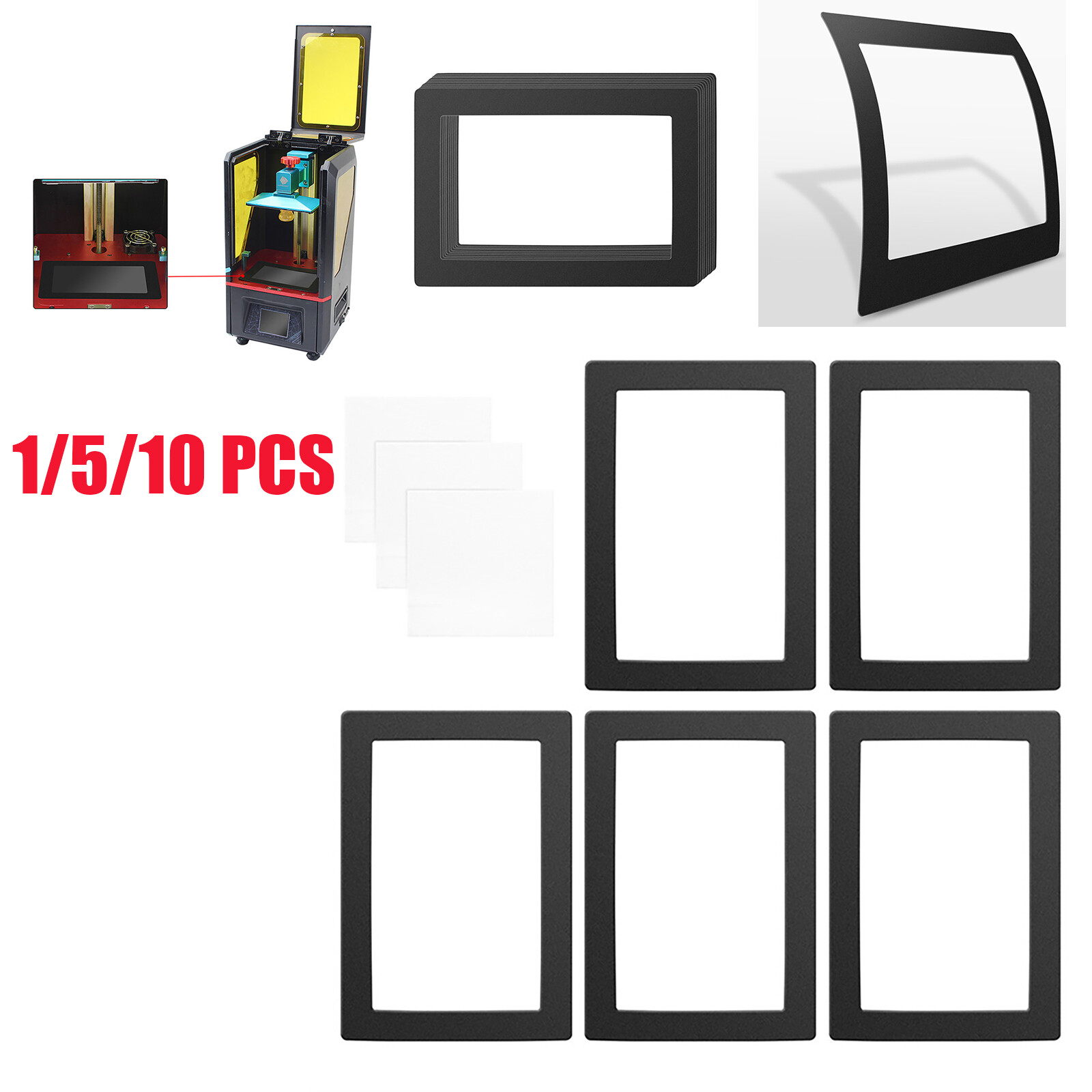 For ANYCUBIC Photon S 3D Printer 241x171mm FEP Film Protective Cover Dust-proof