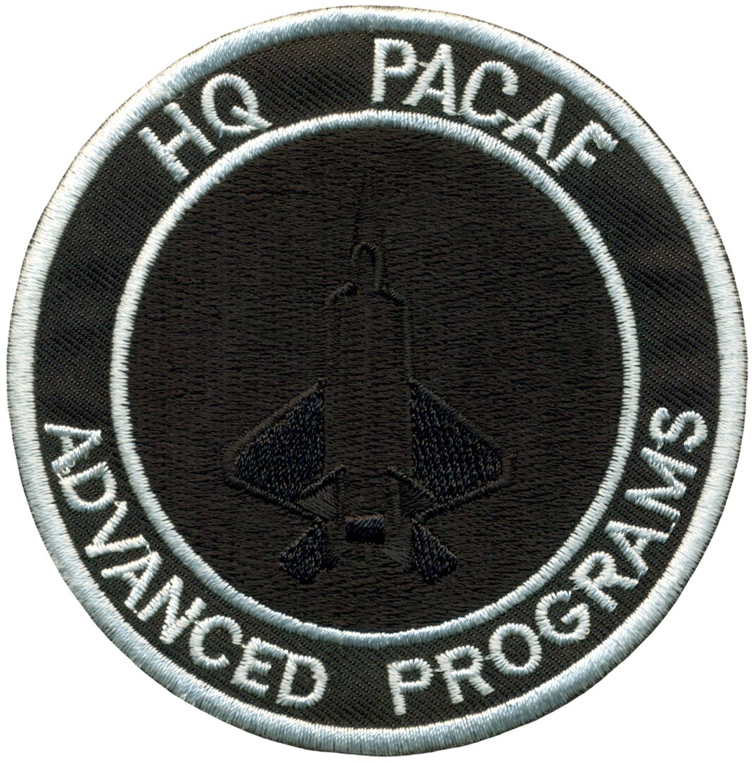USAF HQ PACIFIC AIR FORCES ADVANCED PROGRAMS F-22 RAPTOR PATCH