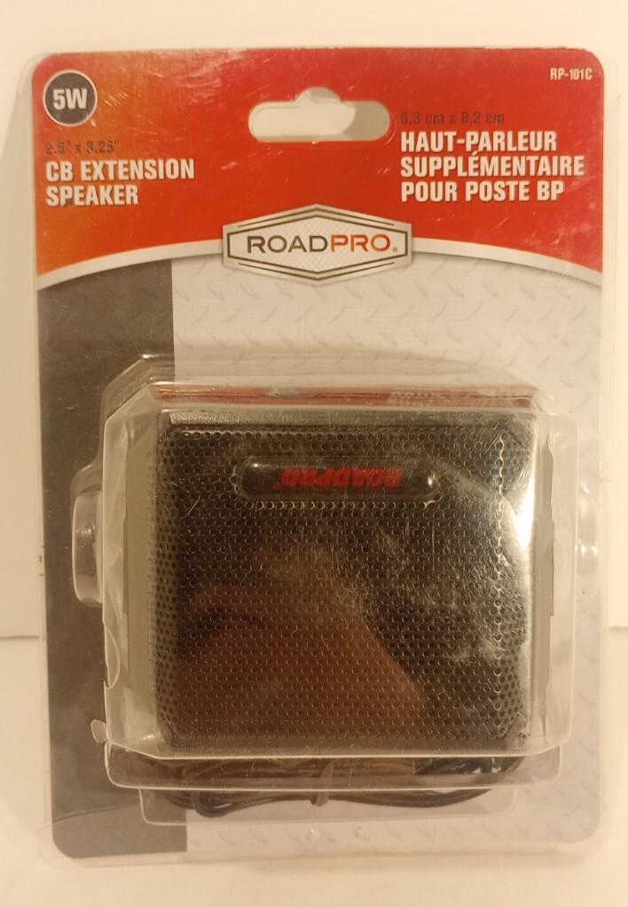 Roadpro RP-101C 5 Watt CB Radio Extension Speaker 2.5 inch x 3.25 inch