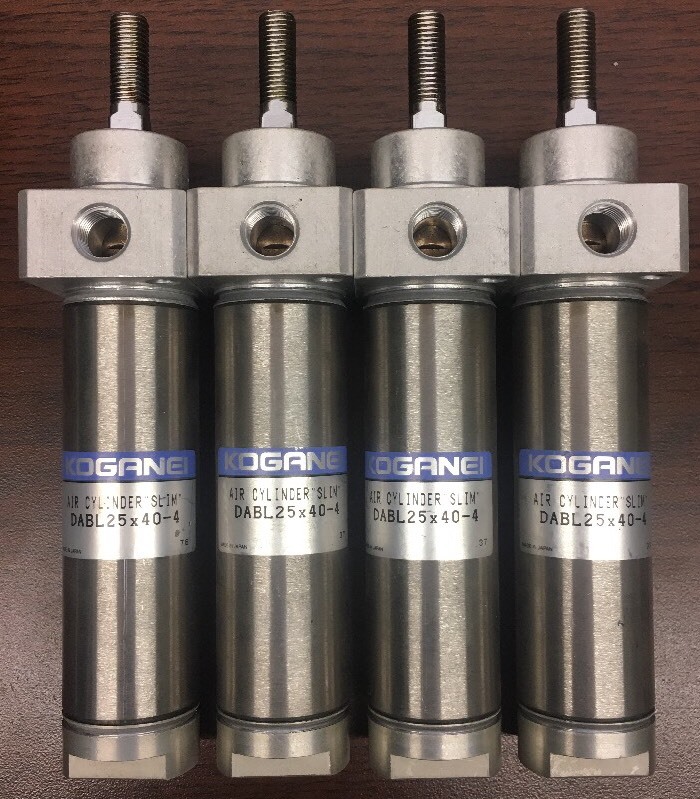 LOT OF 4 - Koganei Slim Air Cylinder Pneumatic DABL 25X40-4