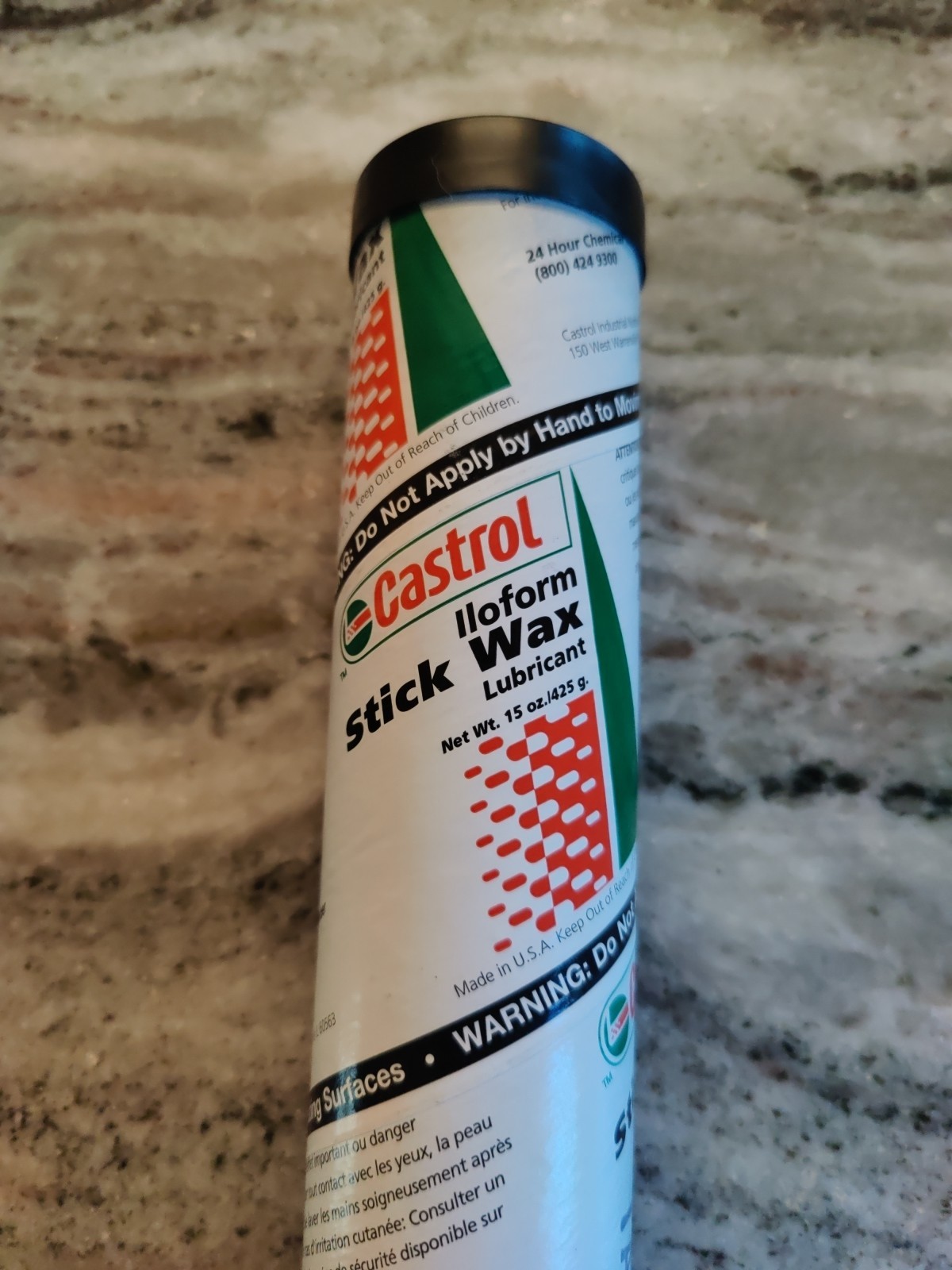 Castrol Iloform Stick Wax Saw Blade Lubricant Pack of 1 each -- 15oz Tube