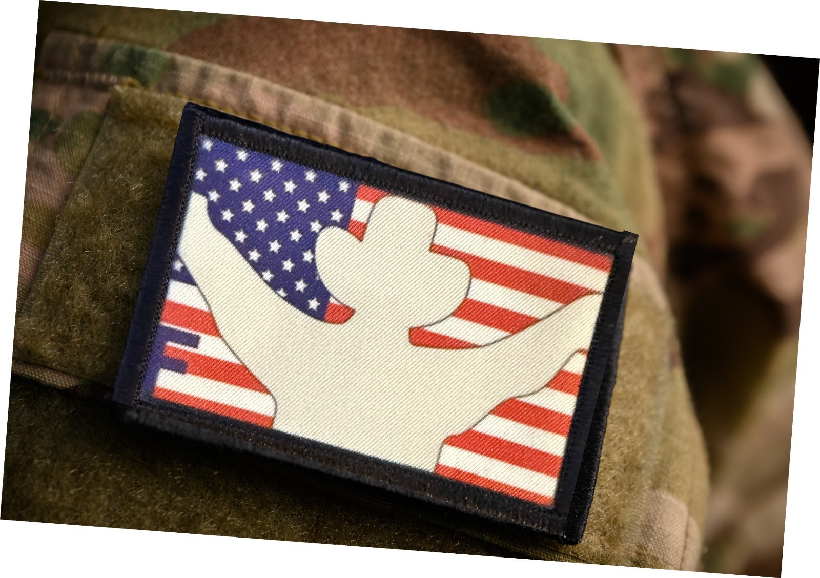 Pickleball Court Morale Patch | 2x3 hook and loop tactical patch