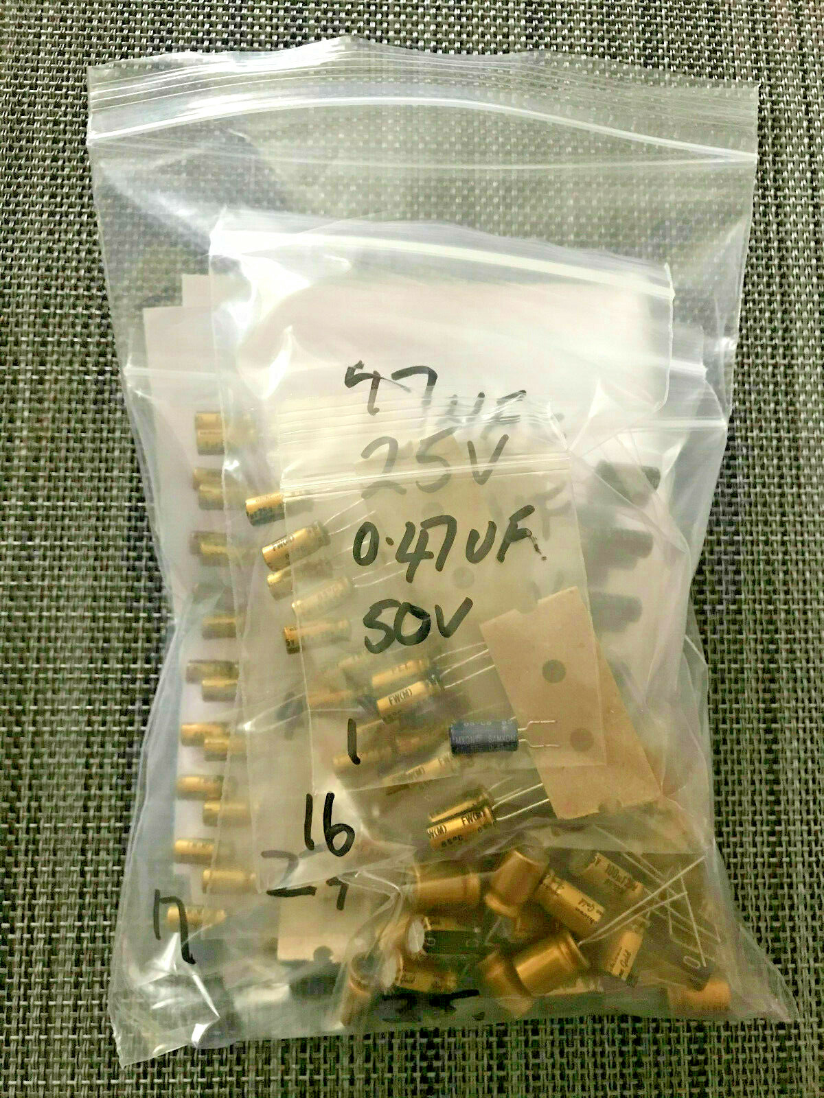 AKAI AA-1040DB 1050DB Capacitor Replacement Kit Capacitors