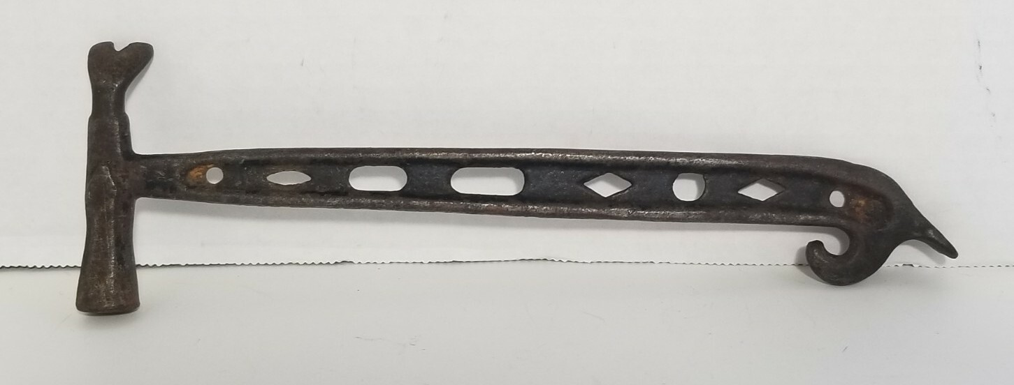 Vintage Antique Carpet Stretcher/Tack Hammer Tool Leather Working