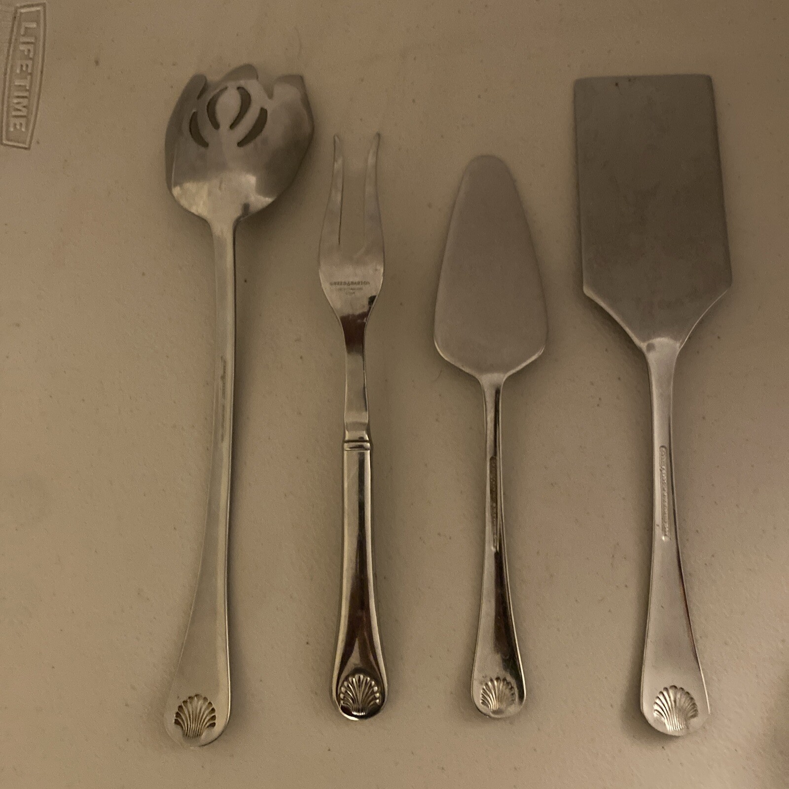 Reed & Barton SEYCHILLES*STAINLESS 4 Serving Pieces