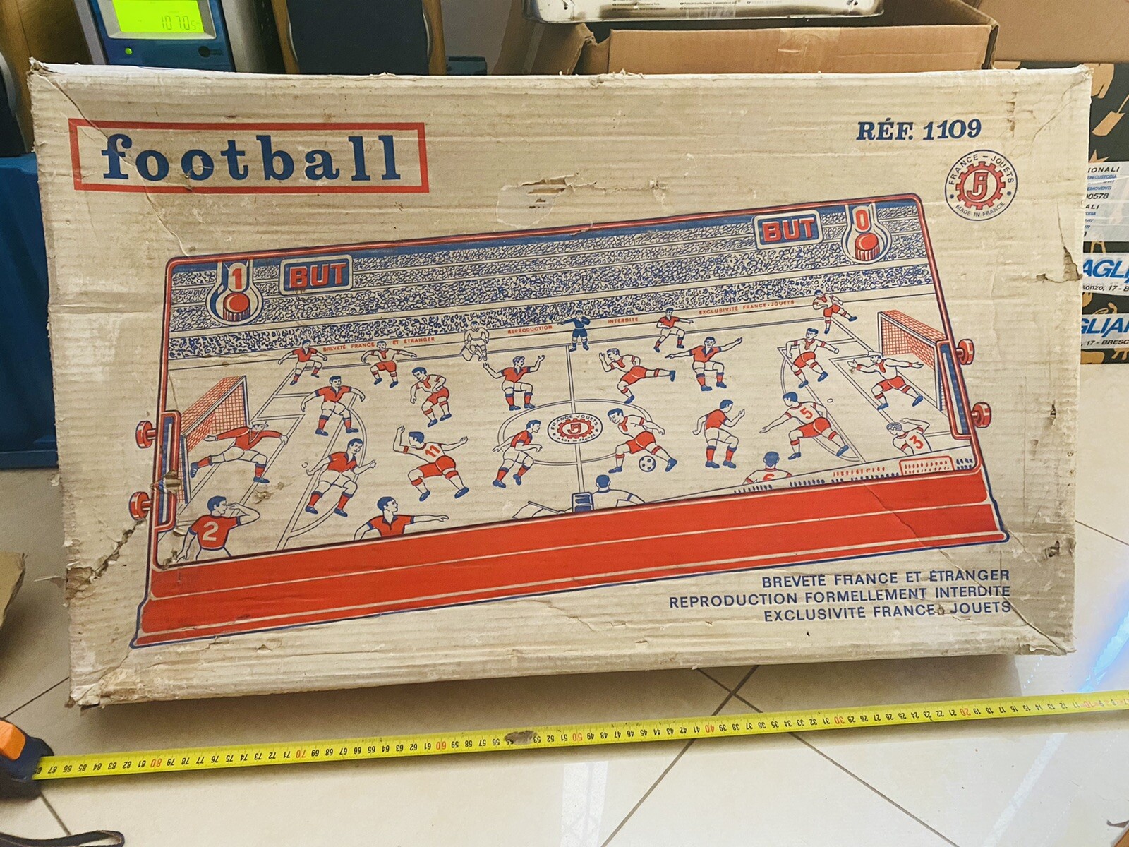 Football 1109 European Cup France Jouets Nuovo