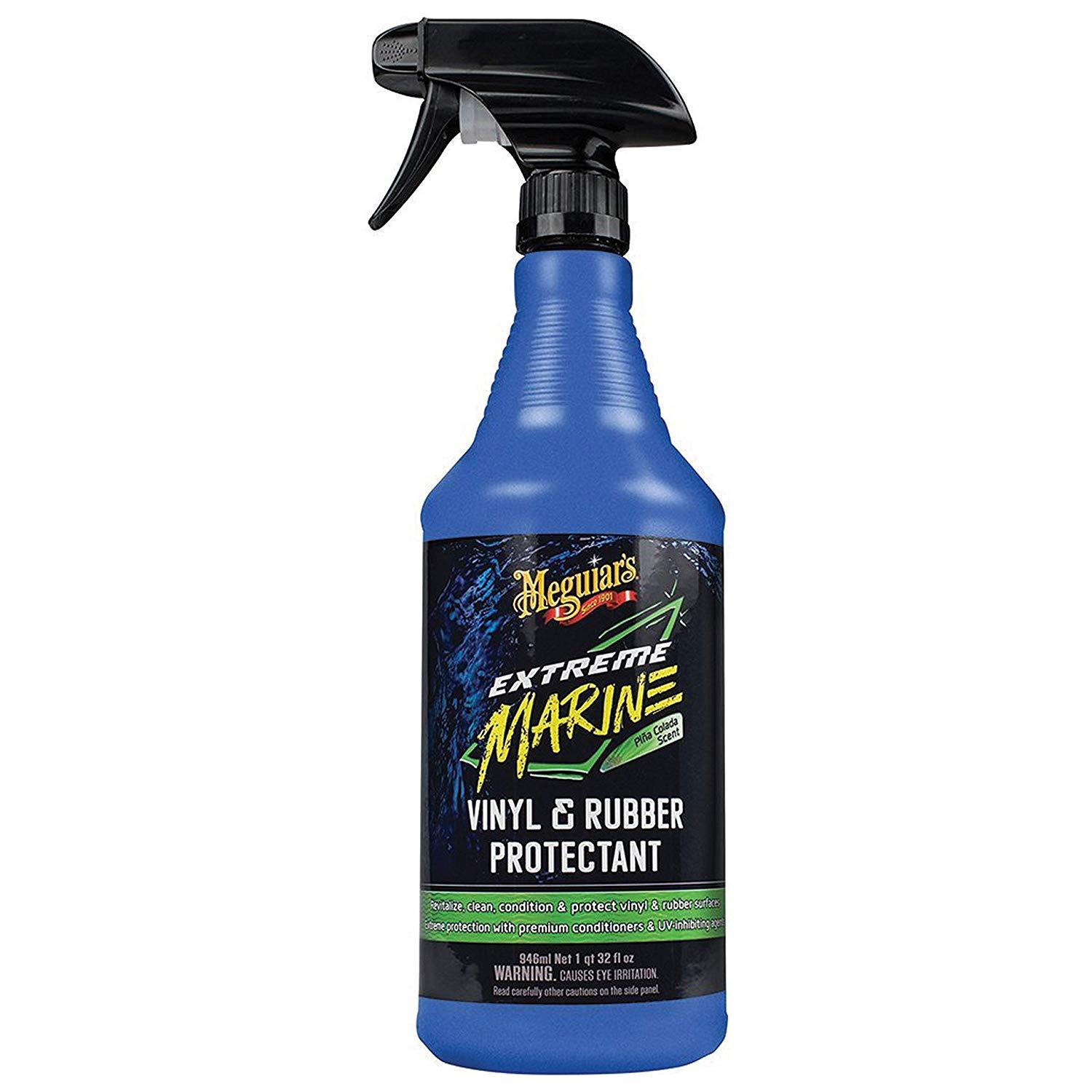 Meguiars M180132 Extreme Marine Vinyl & Rubber Protectant, 32 oz., Spray