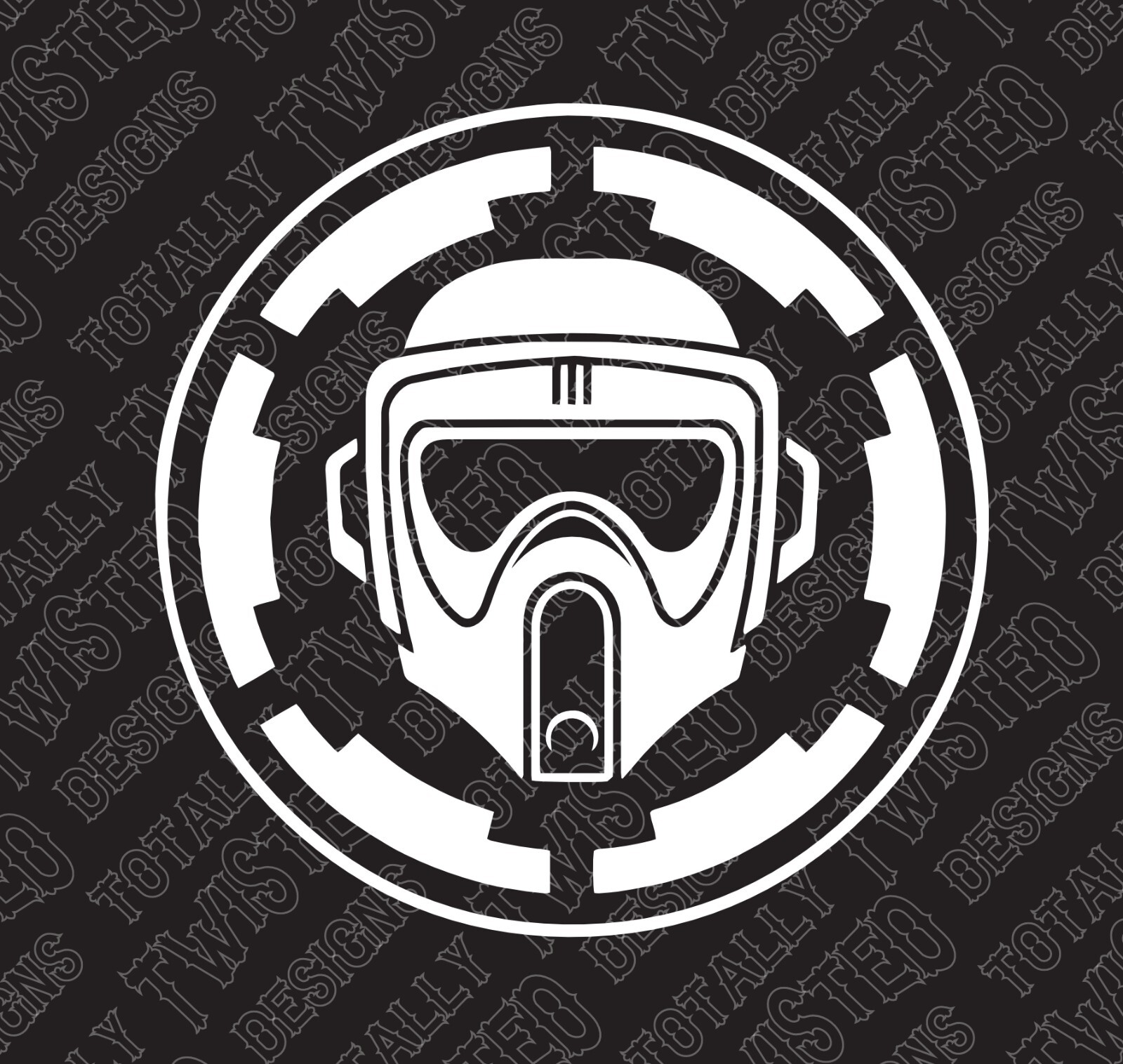 Star Wars Scout Trooper vinyl decal sticker Car Truck empire darth endor speeder