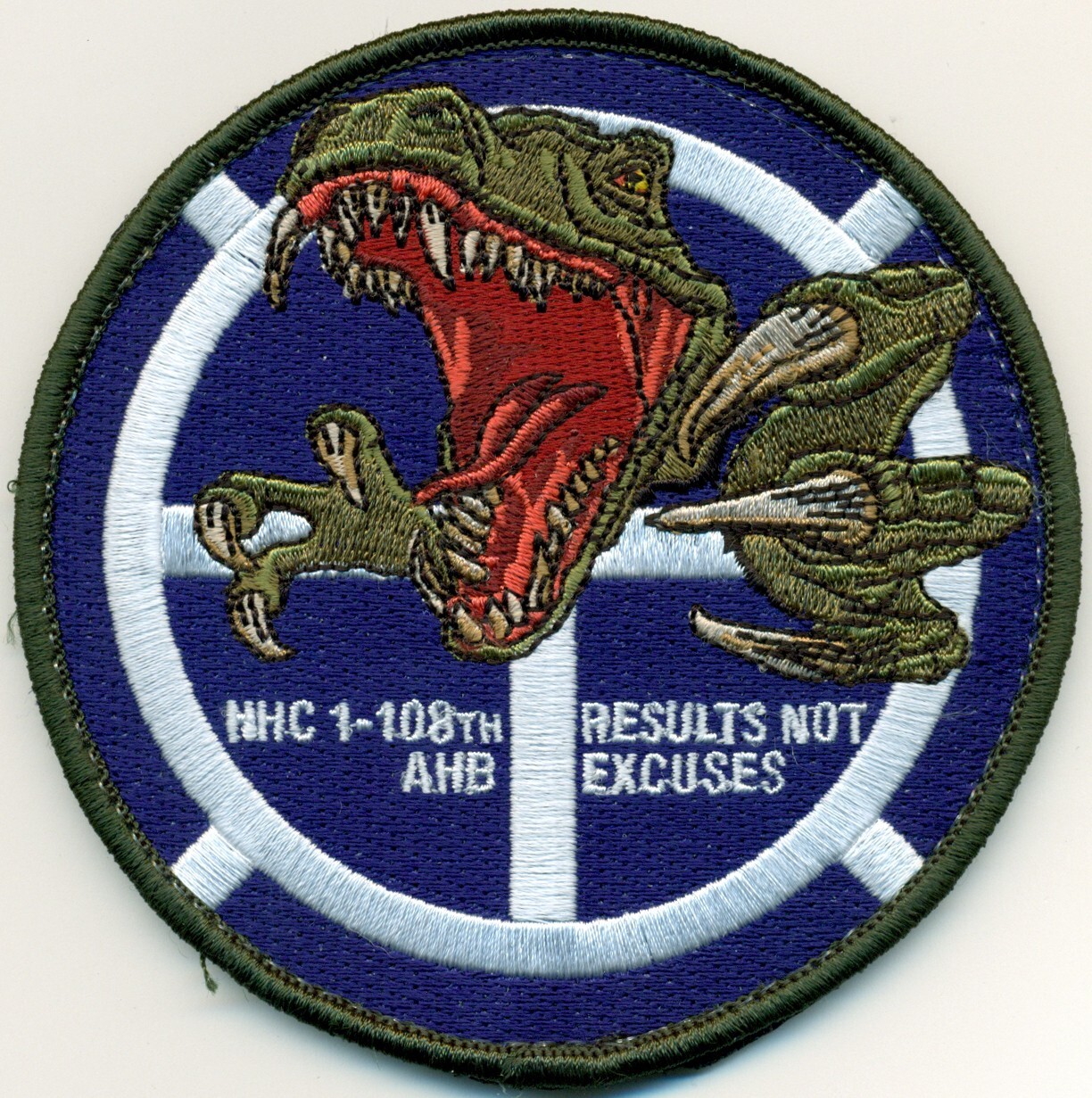 US ARMY Headquarters & Headquarters Co. 1-108 Assault Helicopter Battalion PATCH