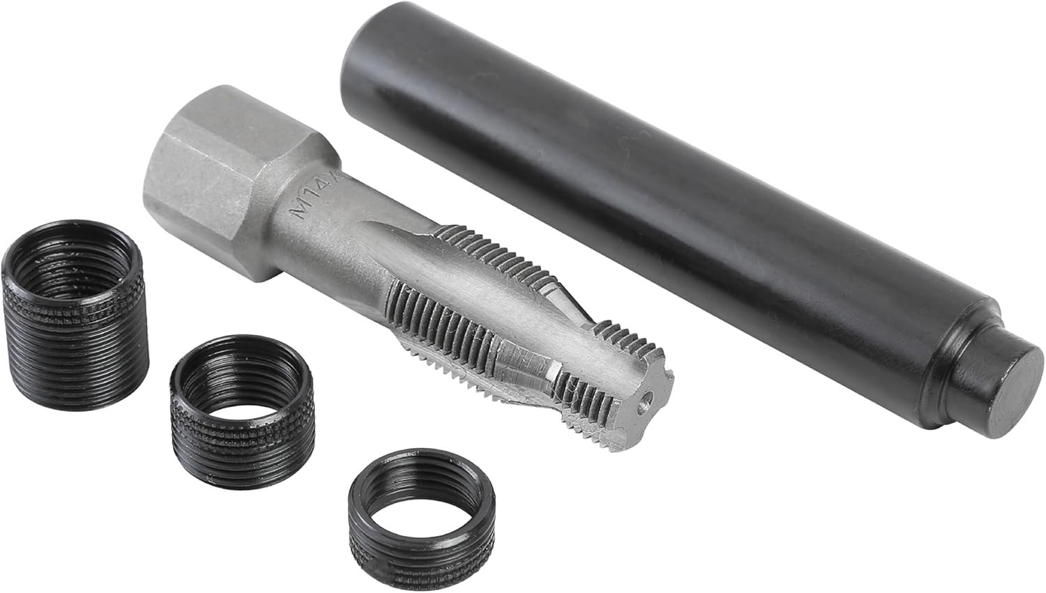 All-in-One Spark Plug Thread Repair Kit with Reamer, Inserts & Easy Instructions