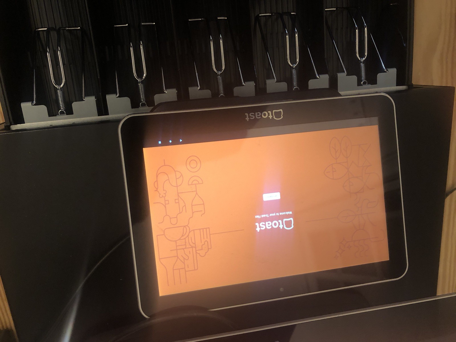 Complete Toast System - Toast Flex POS Screen + Customer Screen, Printer And Tap