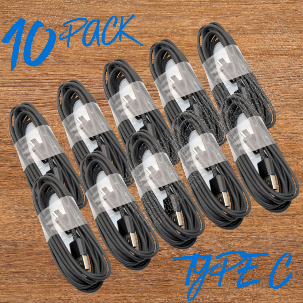 10Pack USB Type C Fast Charging Cable For Samsung Galaxy S8 S9 S10 Plus Note 8 9