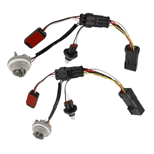 Tail Light Converter Conversion Harness Pair Compatible with 2013-2018 Dodge