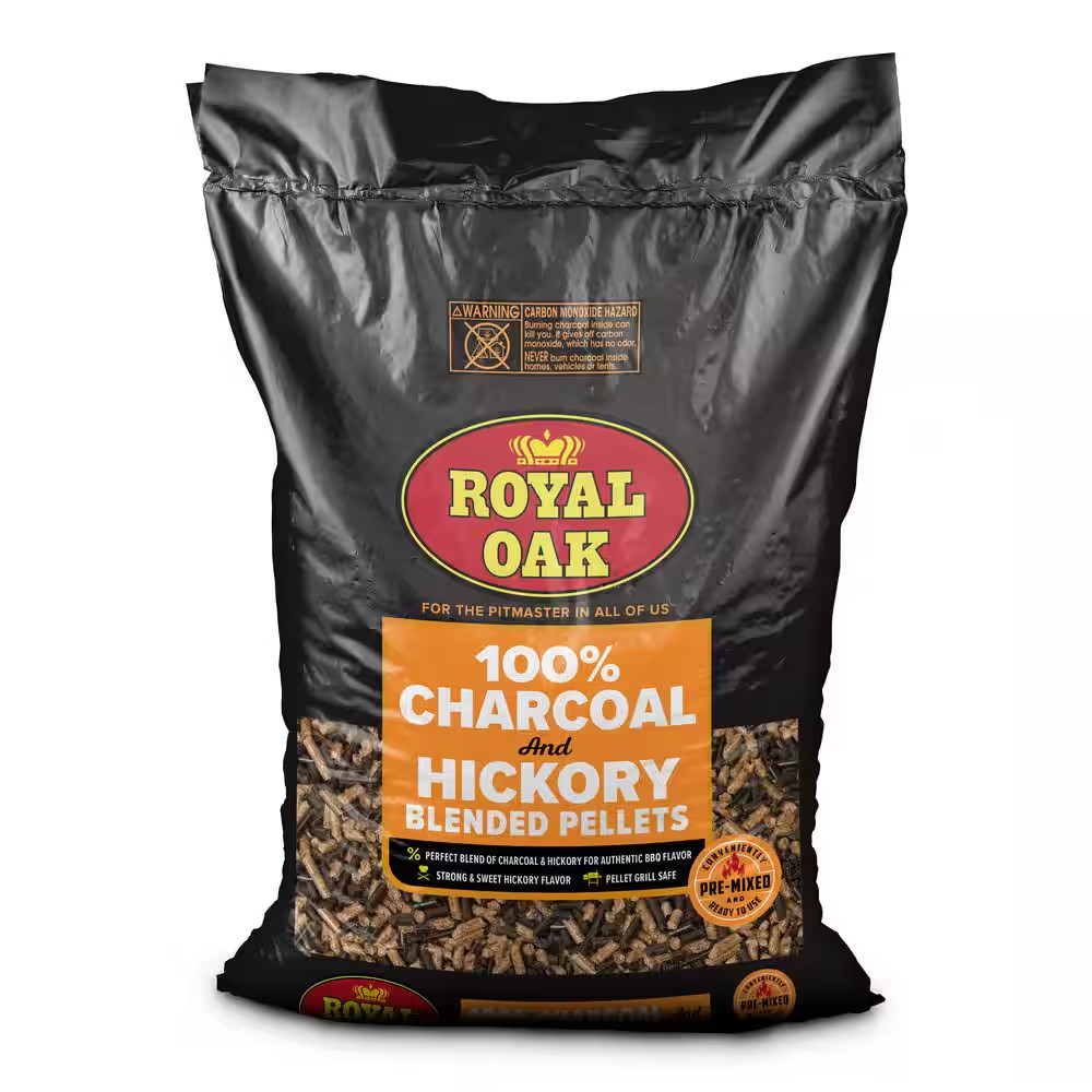 20 Lb. 100% Charcoal and Hickory Blended Pellets