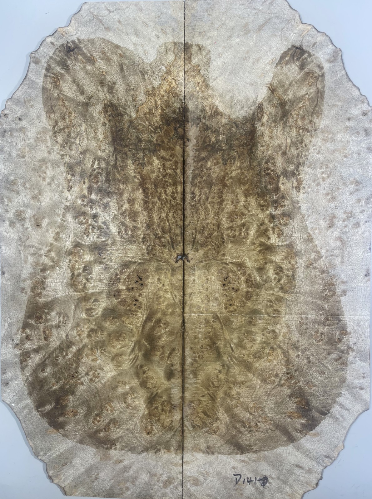 Guitar Top Veneer Golden camphor Burl Wood Bookmatched Set Luthier Supply