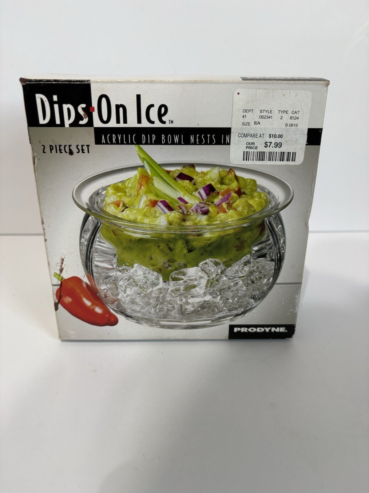 Dips - On Ice, Crystal Clear Acrylic, BPA Free Brand New In Box!!!