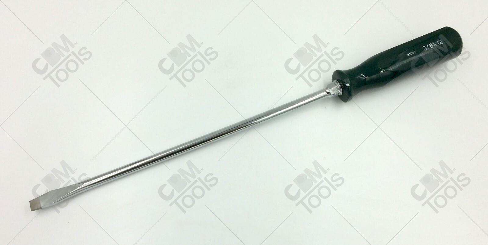 SK Hand Tools 81005 3/8" x 12" SureGrip Slotted Screwdriver
