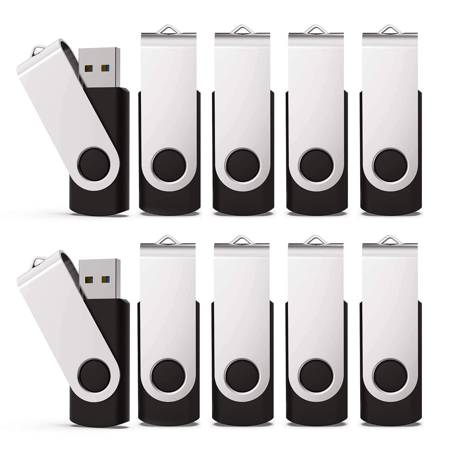 10 Pack KEXIN 16GB USB 3.0 Flash Drive Memory Stick Bulk Thumb Drive Black NEW