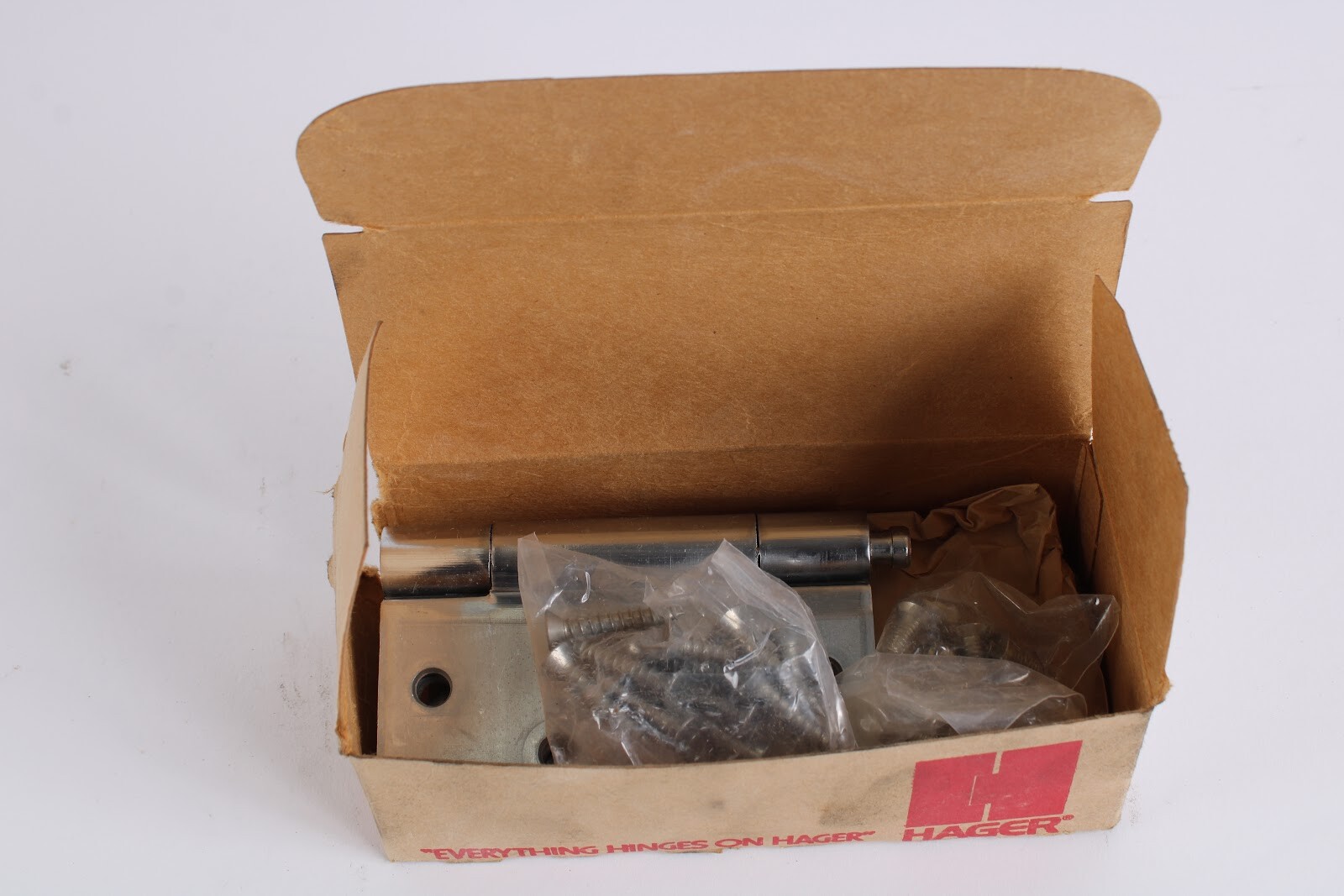 Hager AB750 4.5X4.5 Commercial 2x: Hinges and Screws - New Open Box