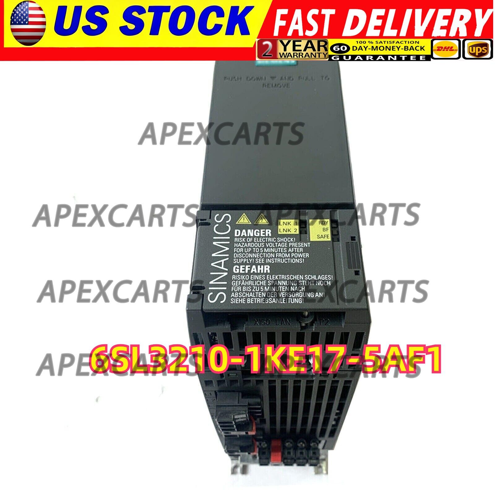 New Siemens 6SL3 210-1KE17-5AF1 6SL3210-1KE17-5AF1 SINAMICS G120C Rated Power