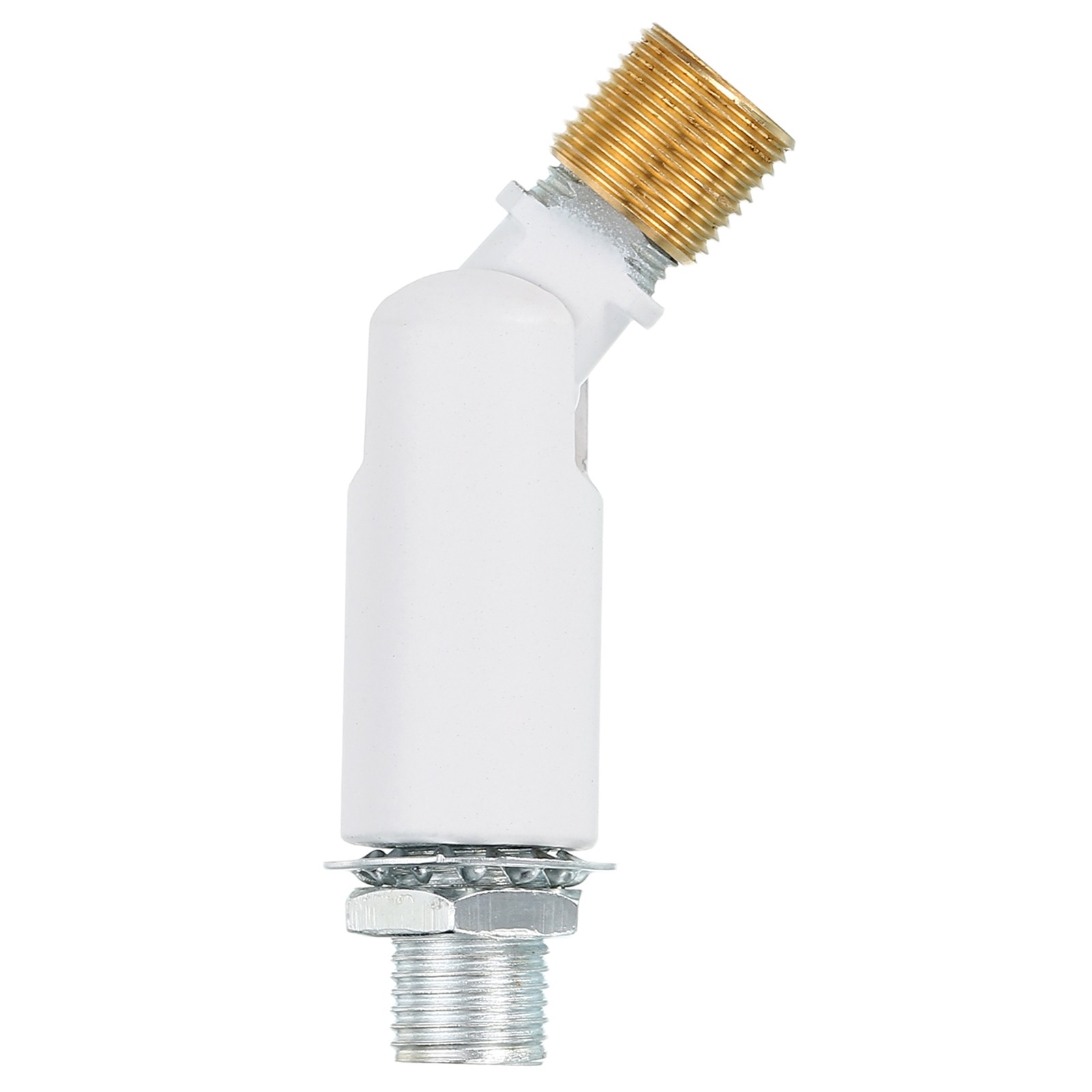 180 Degree M10 Thread White 46x15mm Sloped Ceiling Adapter
