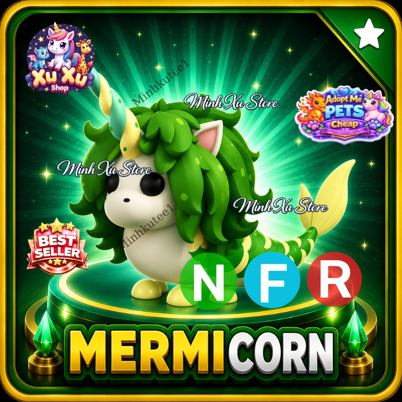 ✨NFR Mermicorn (Neoon Fly Ride) – Adopt Pet | Fast Delivery Available
