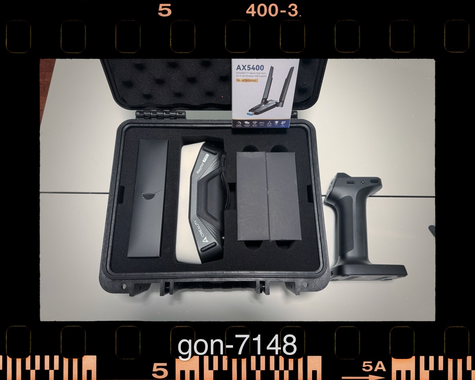 Creality Raptor Pro Handheld 3D Scanner with wireless bridge and Revo turn table