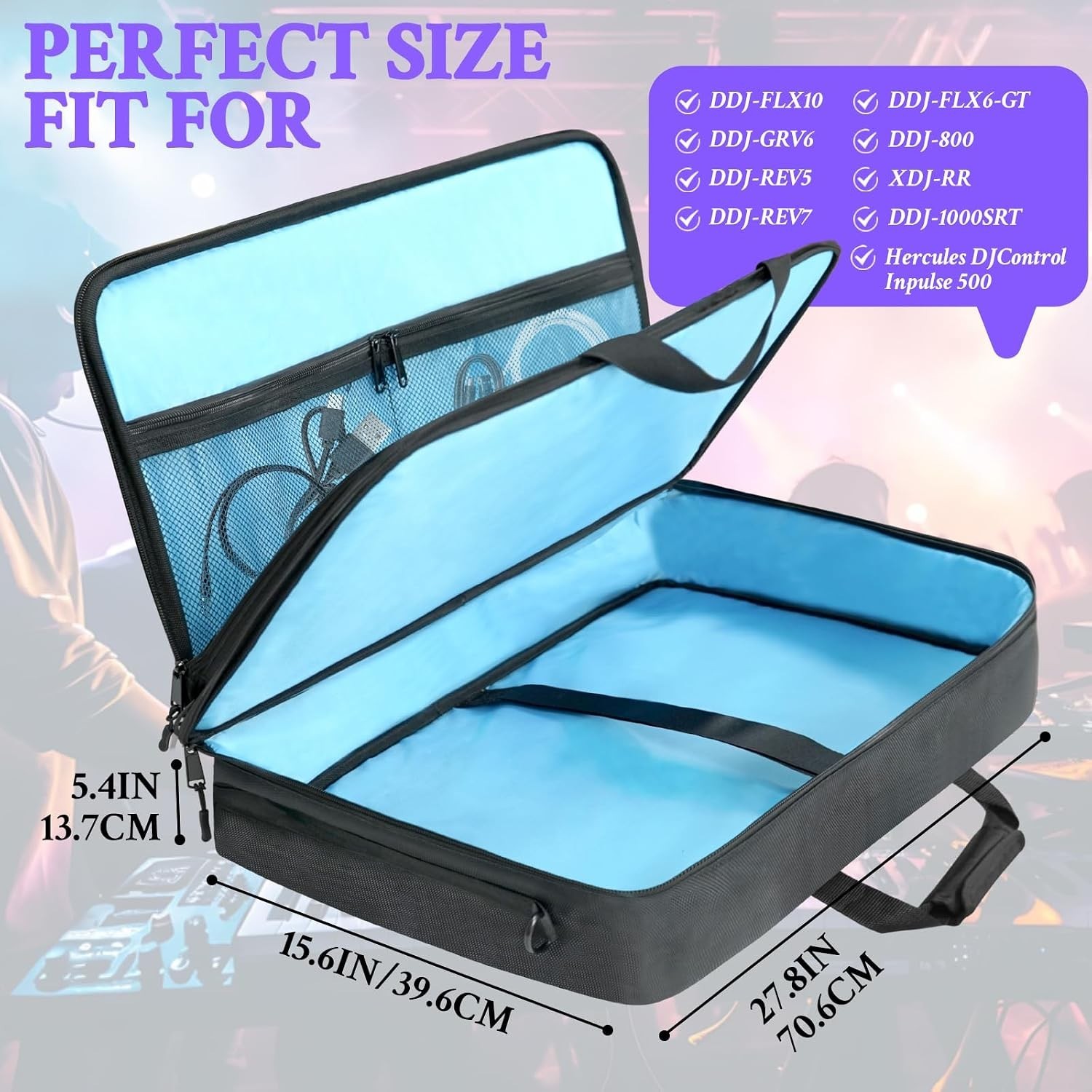 Padded DJ Controller Case for Pioneer DDJ & XDJ Series