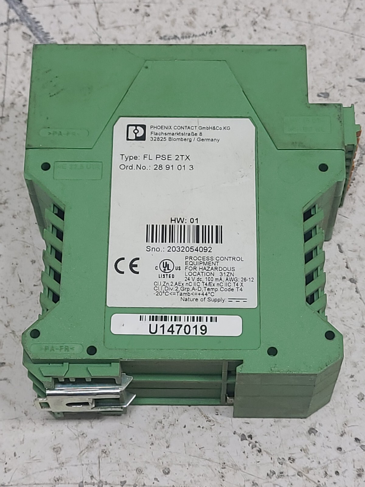 Phoenix Contact FL PSE 2TX Ethernet Module 2891013